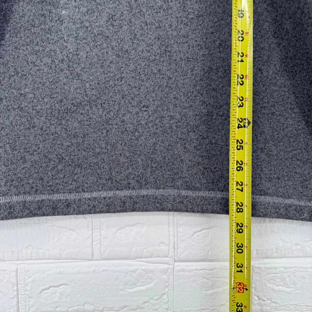 THE NORTH FACE Gordon Lyons 1/4 Zip Fleece Sweater Mens XL Gray Pullover
